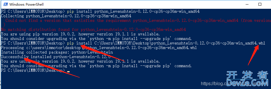 pip install python-Levenshtein失败的解决