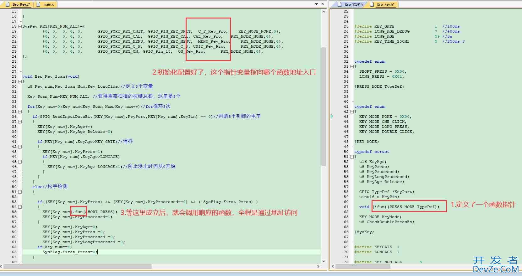 C语言中的结构体内嵌函数用法
