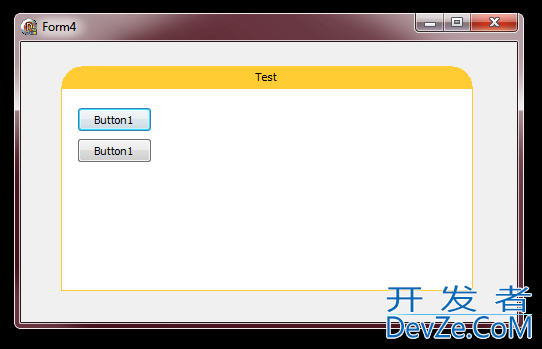 Rounded and titled "TPanel" in Delphi 7