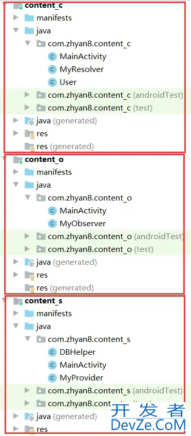 Android使用ContentProvider实现跨进程通讯示例详解