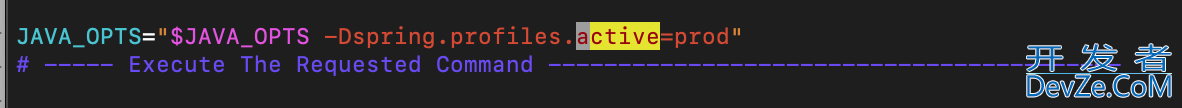 profiles.active多环境开发、测试、部署过程