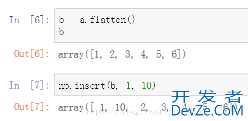 numpy.insert用法及内插插0的方法