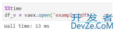 Python Vaex实现快速分析100G大数据量
