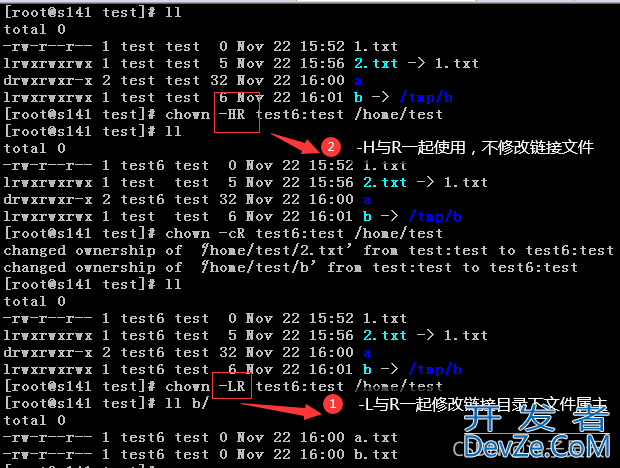 Linux chown命令使用示例