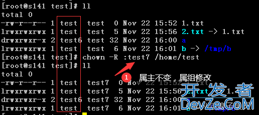 Linux chown命令使用示例