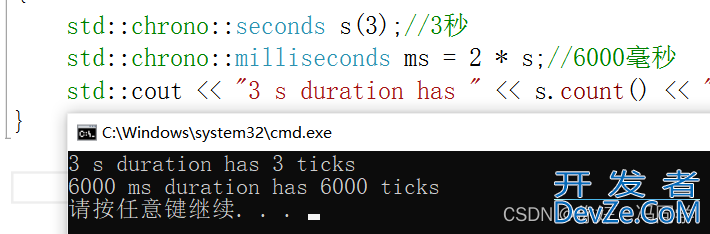 C++11中的chrono库详解