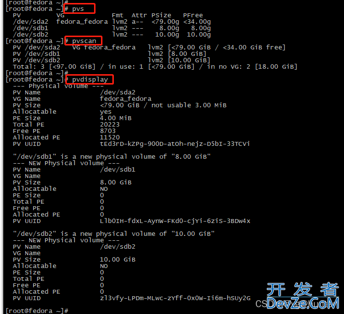 Linux磁盘管理之LVM详解及lvm磁盘操作命令