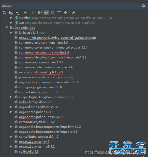 IDEA maven项目中刷新依赖的两种方法小结