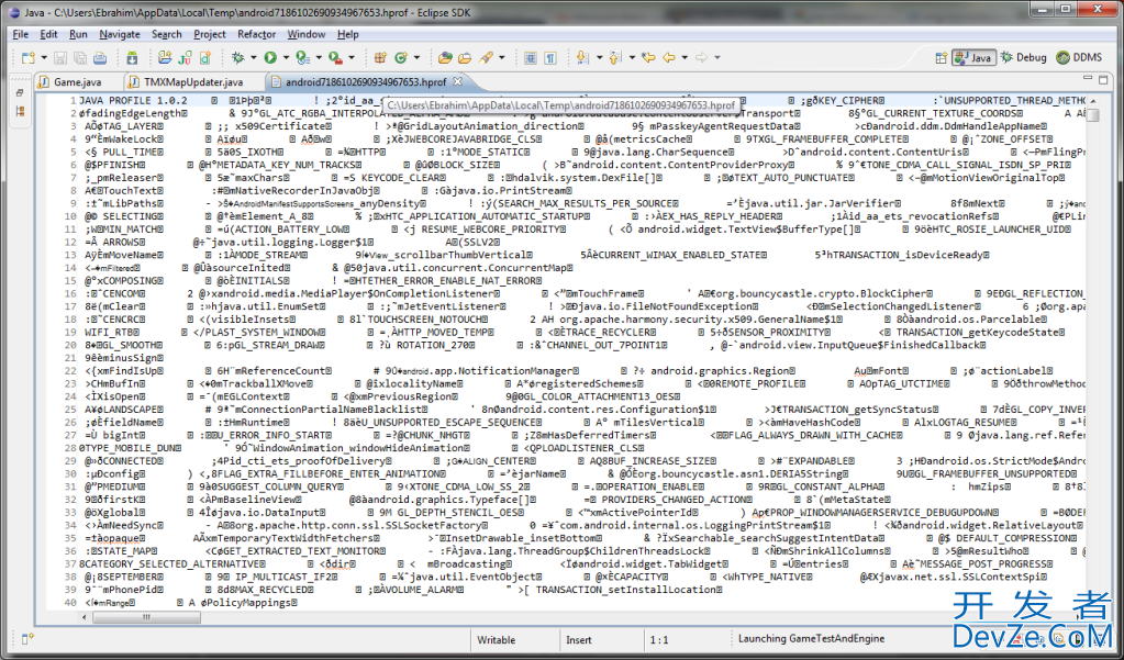 Error using DDMS in eclipse after switching workspaces [duplicate]