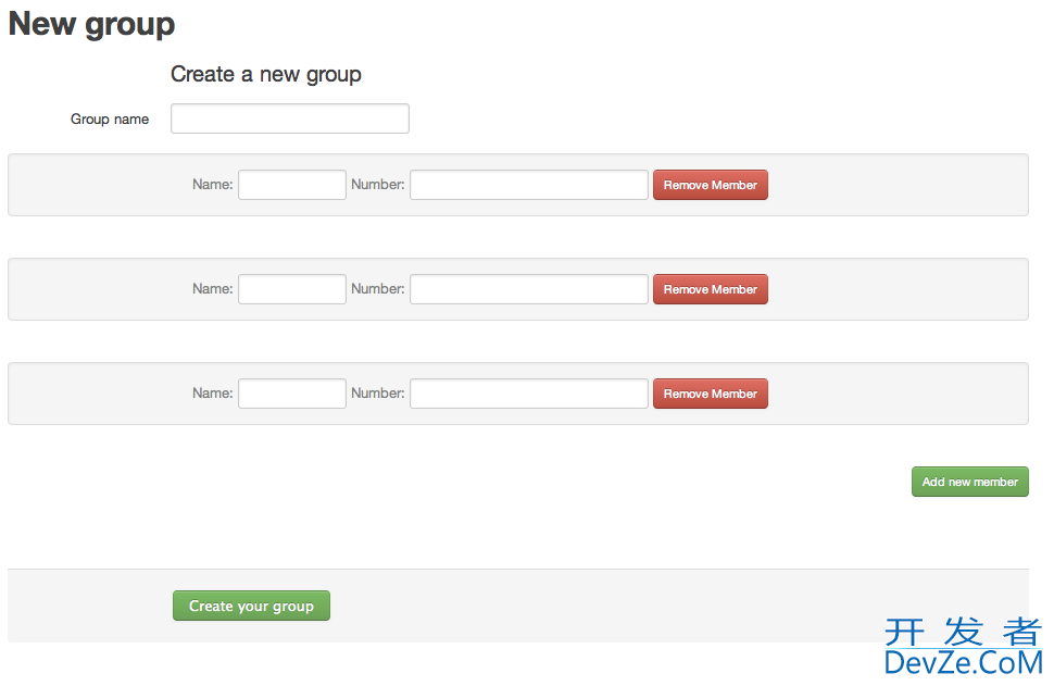 Dynamically add and remove nested form fields