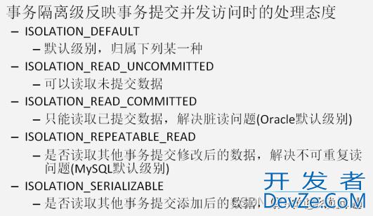 Java_Spring之Spring 中的事务控制