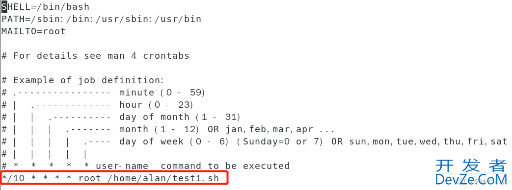 Linux之crontab定时执行脚本方式