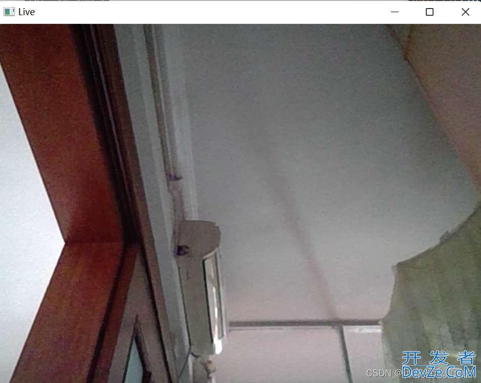 关于Python如何调用摄像头