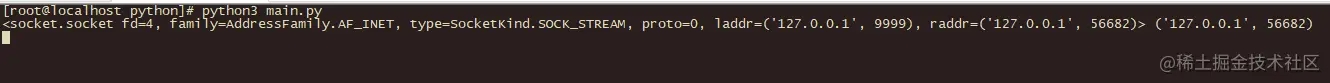 使用python实现一个简单ping pong服务器