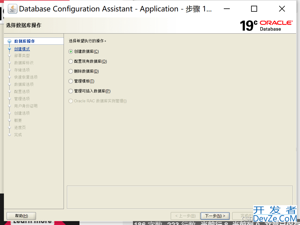 Oracle 19c创建数据库的完整步骤(详细明了)