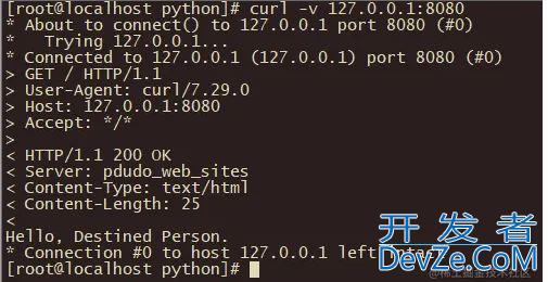 基于Python编写一个简单的http服务器