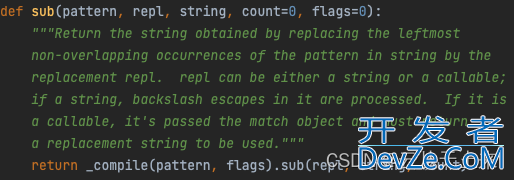 Python中re.findAll()、re.sub()、set()的使用