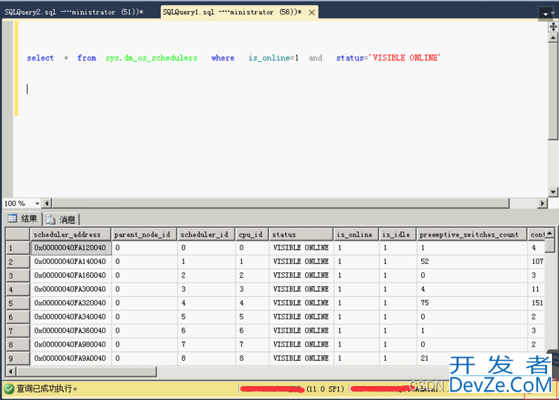 sql server 2016不能全部用到CPU的逻辑核心数的问题