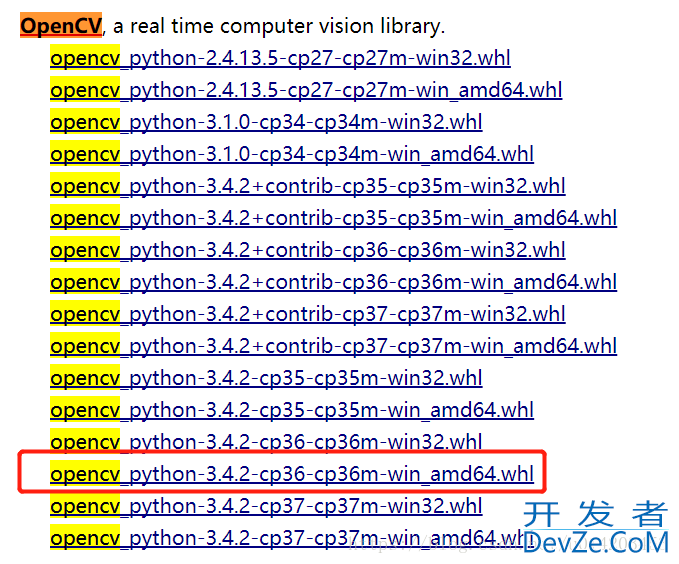 Pycharm之如何安装cv2 [python3.6]