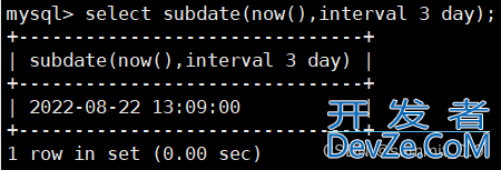 Mysql数据库时间查询举例详解