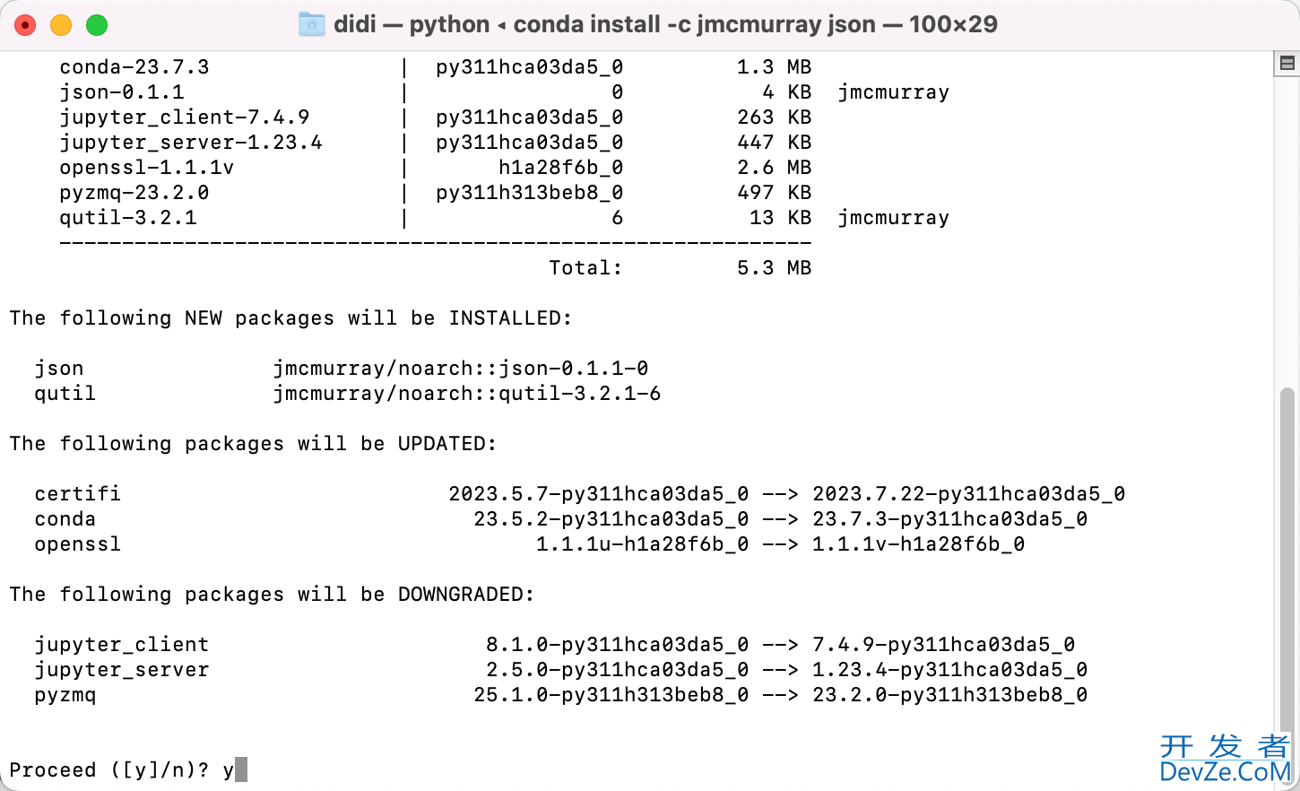 Mac系统中Anaconda环境配置Python json库的方法详解