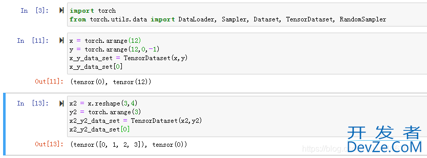 Pytorch Dataset,TensorDataset,Dataloader,Sampler关系解读