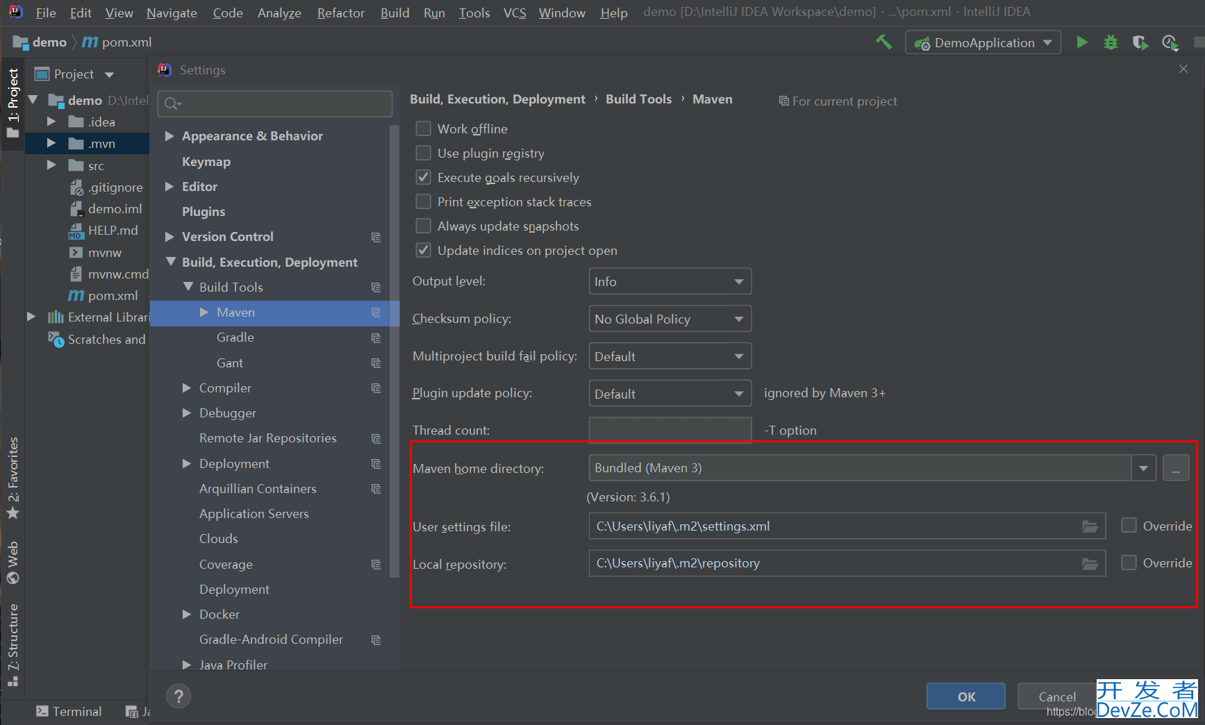 IDEA自带Maven插件找不到settings.xml配置文件