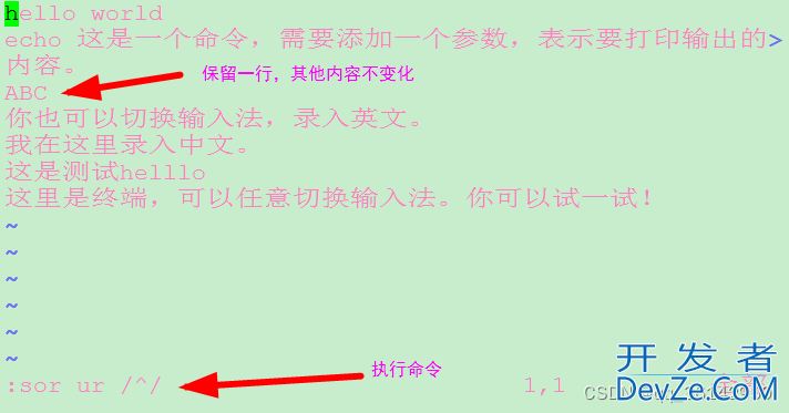 Linux CentOS7 vim重复行问题