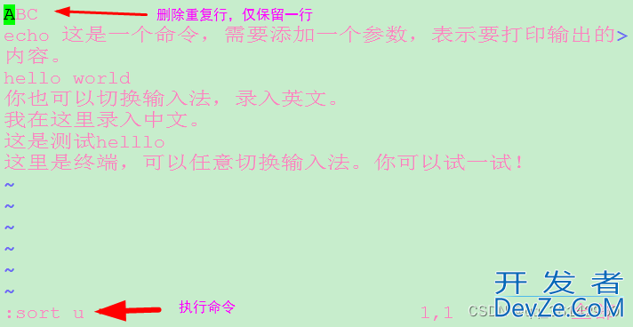 Linux CentOS7 vim重复行问题
