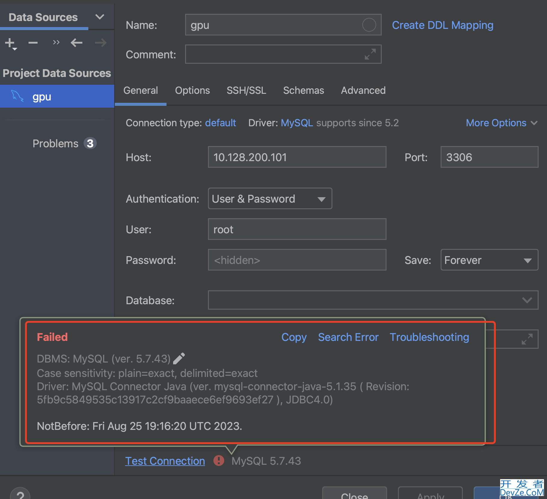 Pycharm连接远程mysql报错的实现
