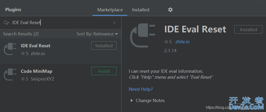 IDEA Eval Reset 使用方法汇总