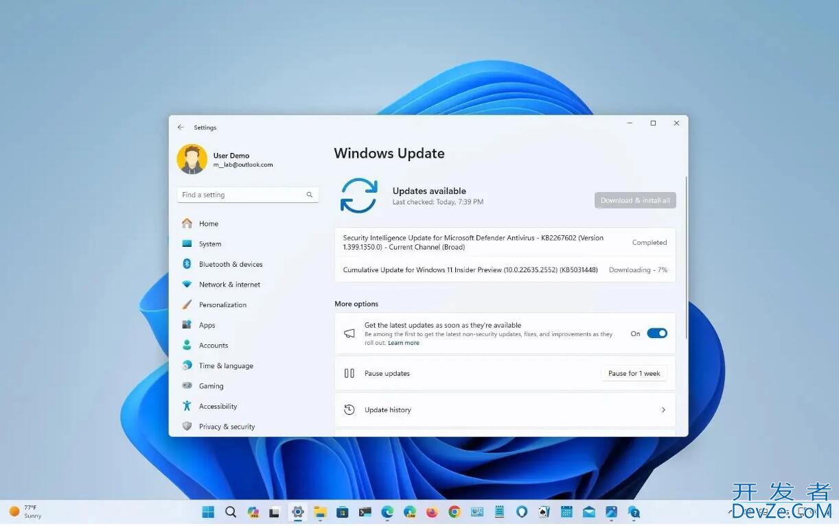 Win11 Beta 22635.2552预览版更新补丁KB5031448(附更新修复内容汇总)