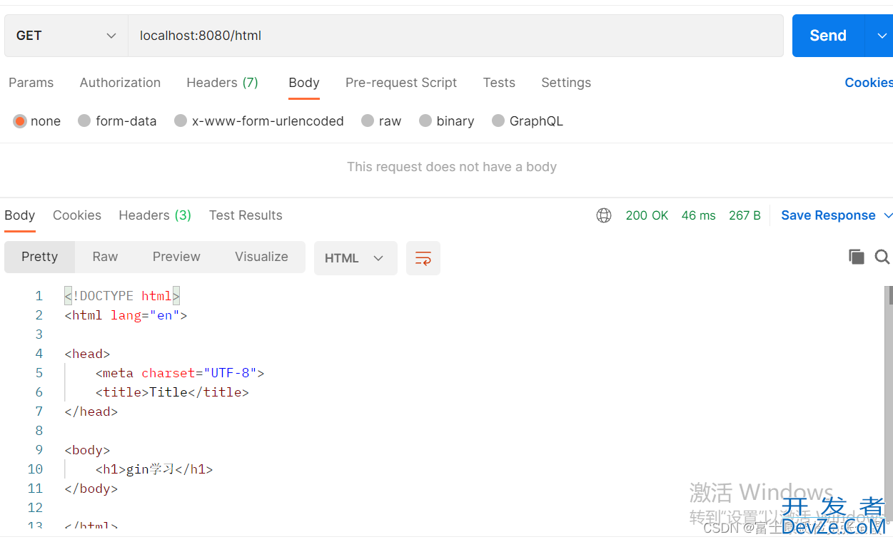 Golang Gin框架实现多种数据格式返回结果详解