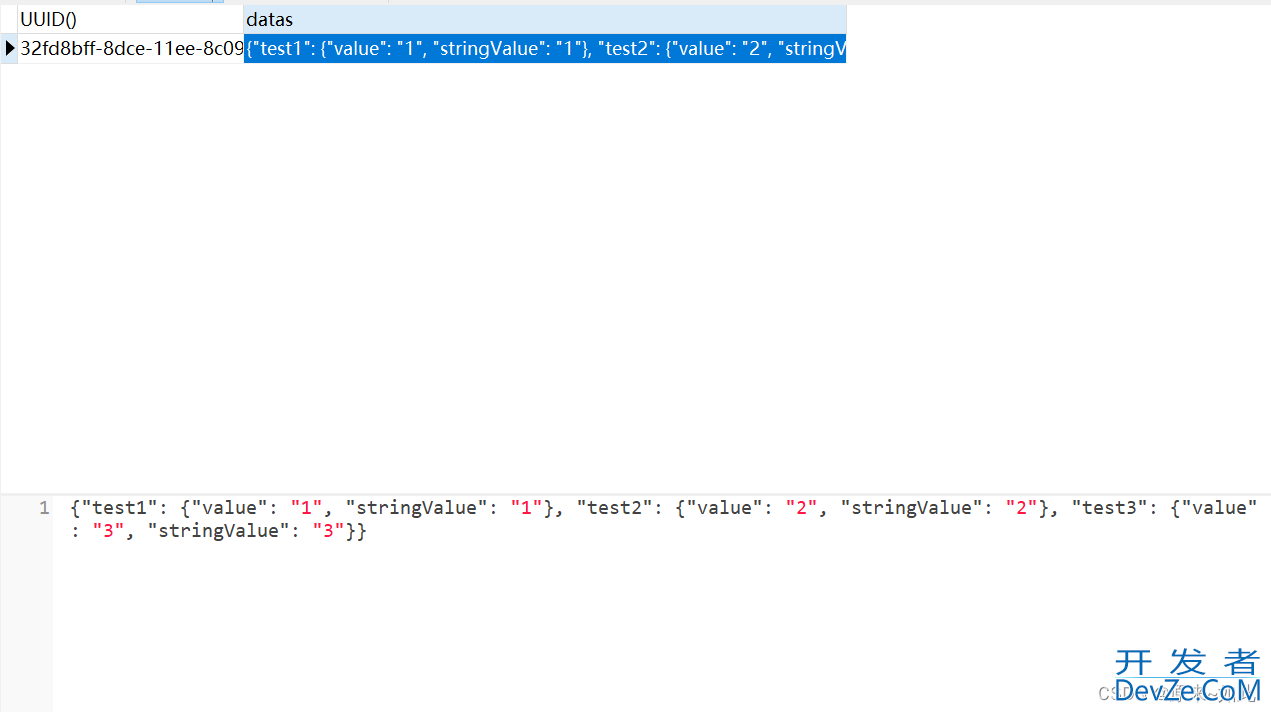 Mysql更新varchar存储Json数据的操作方法