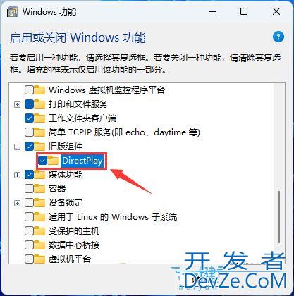 Win11怎么启用旧版组件DirectX? Win11玩老游戏闪退的解决办法