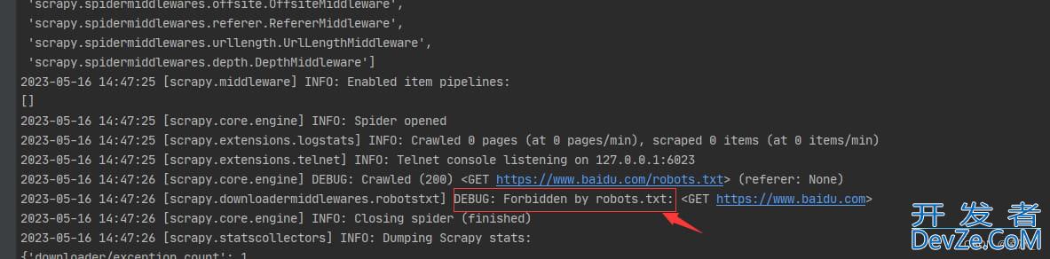 Python的Scrapy框架基本使用详解