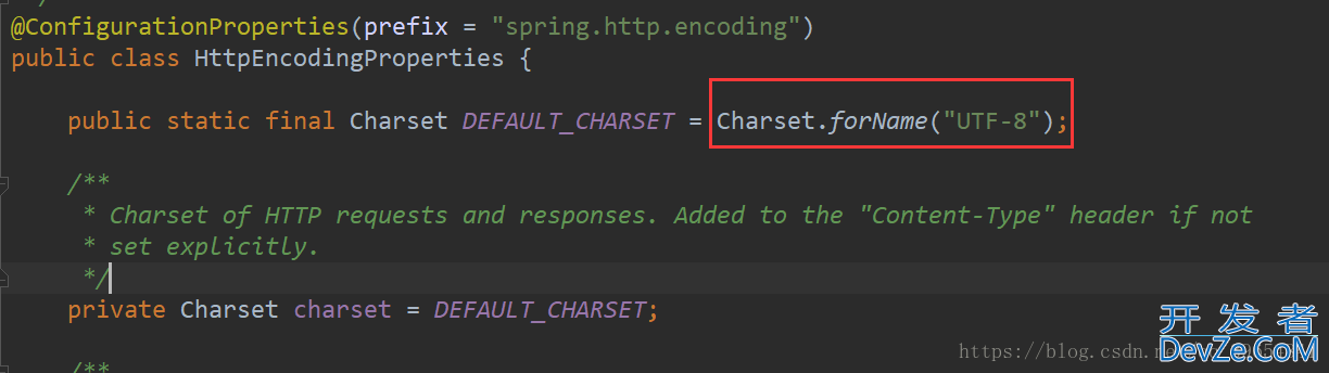 springboot全局字符编码设置方式(解决乱码问题)