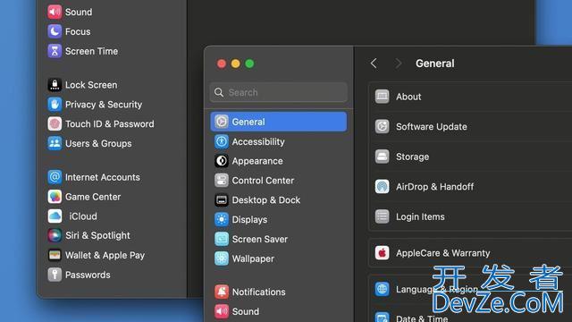 苹果macOS 15设置界面将迎来重大更新:优化选项布局 重新设计图标