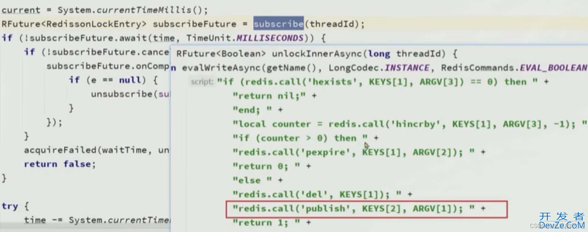 Redis Redisson tryLock函数参数使用分析