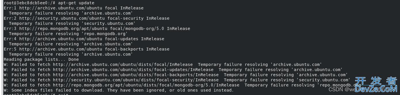 idea链接不上虚拟机的docker里的mongodb问题及解决