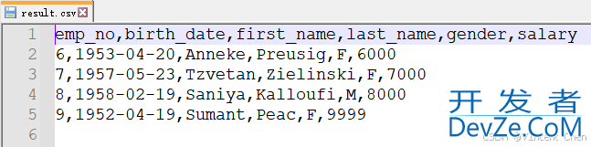 Python利用pandas处理CSV文件的用法示例