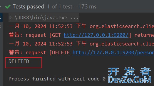 JAVA操作elastic search的详细过程
