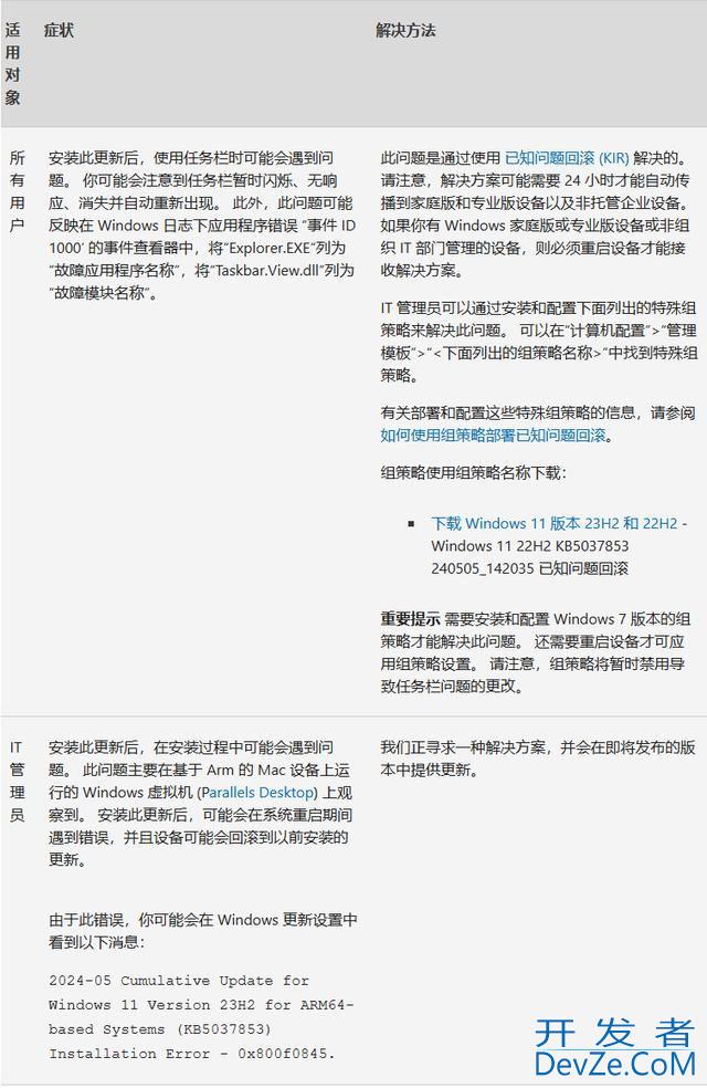 谨慎升级! Win11 KB5037853更新存在安装 Bug