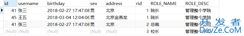 mybatis多对多查询的实现(xml方式和注解方式）