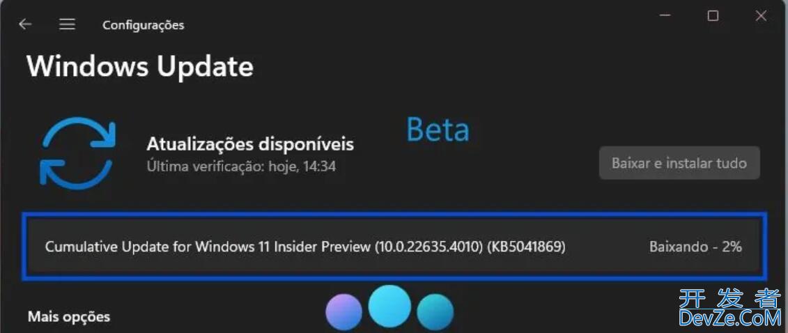 Win11 Beta 22635.4010 更新补丁KB5041869(附更新修复介绍)