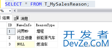 SQLServer 表值构造函数(Transact-SQL)的使用