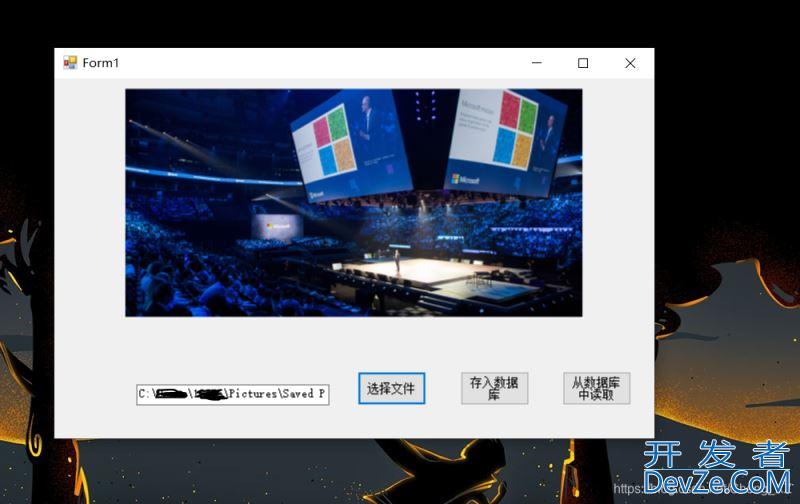 sql server实现图片的存入和读取的流程详解