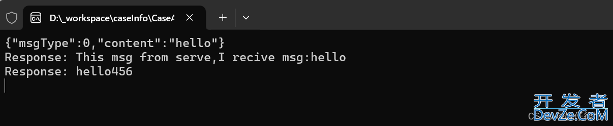C#实现websocket双向通信的示例代码