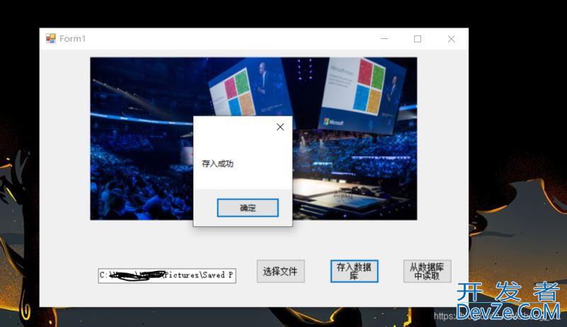 sql server实现图片的存入和读取的流程详解