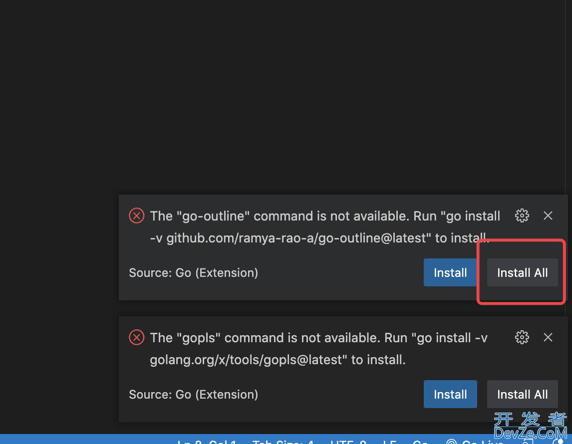 VsCode下开发Go语言的环境配置超详细图文详解